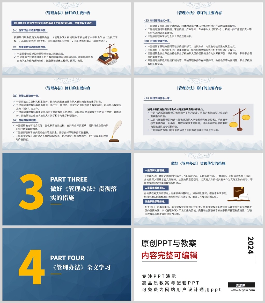 全文解读职业学校兼职教师管理办法PPT课件